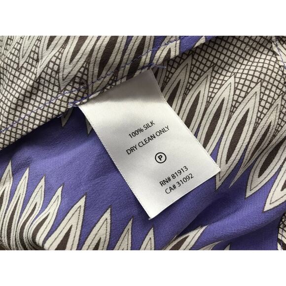 Plenty by Tracy Reese Easy Chemise Silk Sheath‎ Dress Diagonal Striped Size 2 - Picture 10 of 10